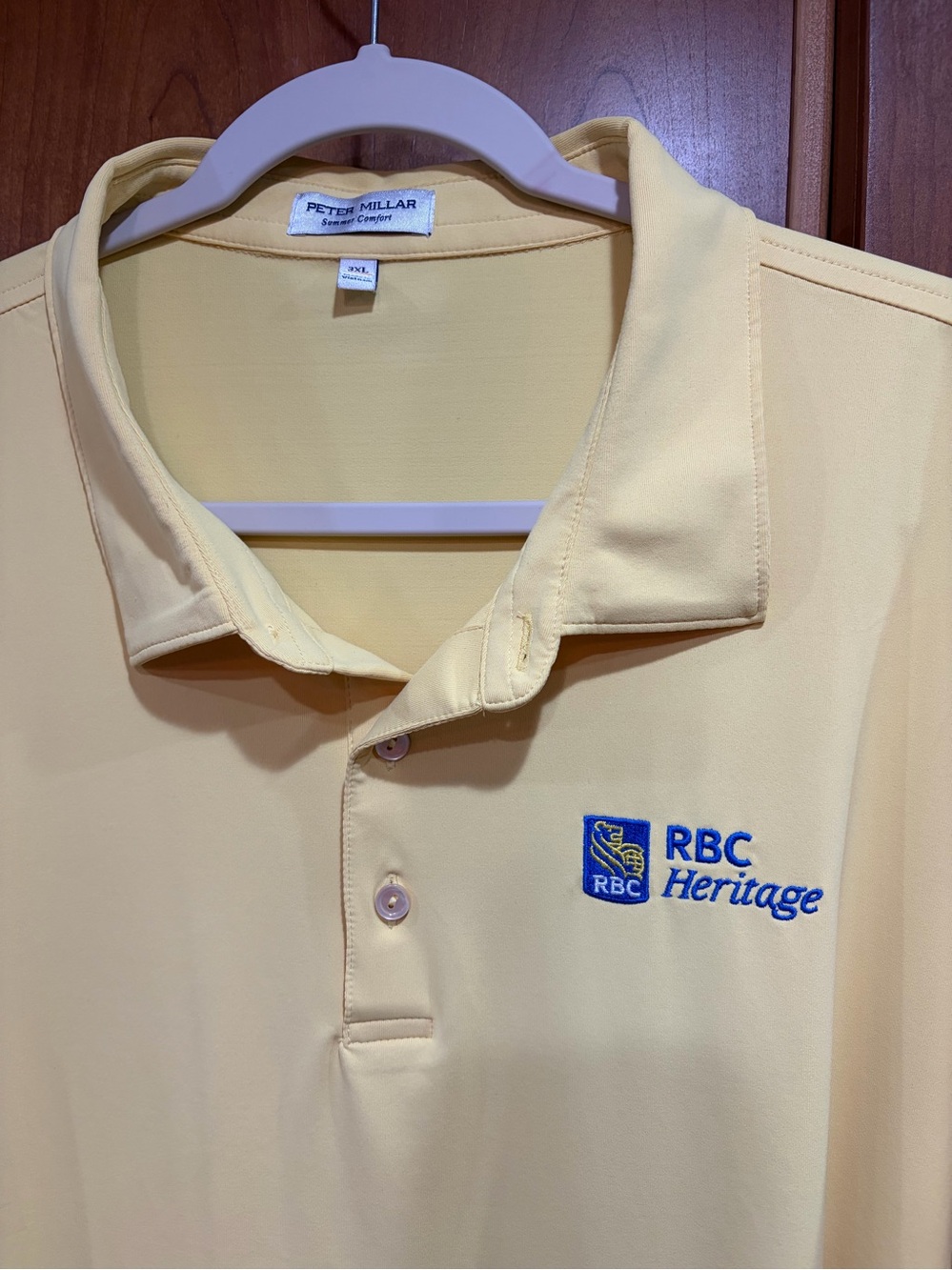 Peter Millar Summer Comfort XXL Men’s Polo Shirt - RBC Heritage Embroidered